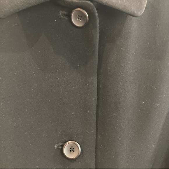 London Fog Classic Black Trench Coat - Picture 3 of 16